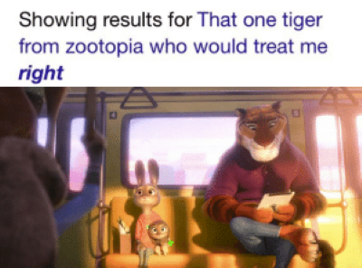 That tiger from Zootopia